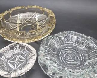 Vintage Glass Ashtrays