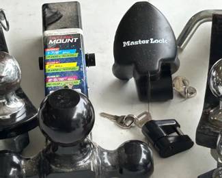 4 Heavy Duty Trailer Hitch Ball Mounts And Lock