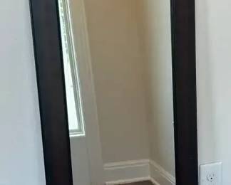 Full Length Mirror With Brown Frame