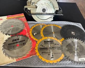 BlackDecker Electric Circular Saw 2Hp with blade lot