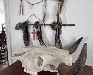 Buffalo Skull, Indian Decor