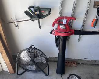 Trimmer, Blower/Vaccum, Trailer Safety Chains, Trailer control