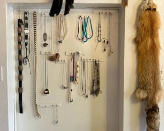 Jewelry, animal skins, decor