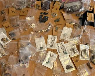 Small itemized bagged jewelry