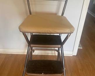 Cosco Step Flip Seat Stool & Chair - Vintage MCM