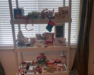 Variety of Vintage and Modern Christmas Ornaments, SNow Village Pieces, Decorations and More!
