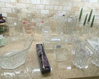 Variety if Beautiful Crystal Items