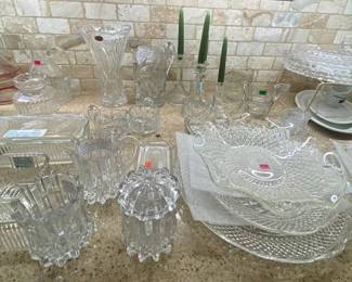 Variety of Beautiful Crystal Pieces