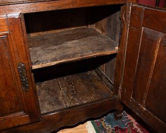 Antique Country French Sideboard Inside