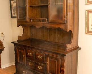 Pine China Cabinet