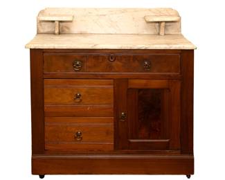 Antique Marble Top Wash Stand