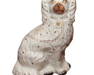 Antique Staffordshire Single Spaniel