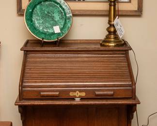 Roll Top Davenport Desk