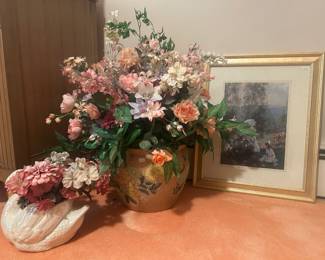 Wall Decor, Faux Florals, Planters