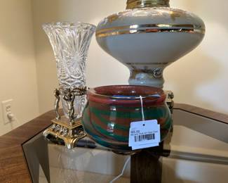 Murano Style Art Glass Vase