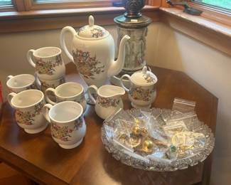 Tea Set, Misc Jewelry