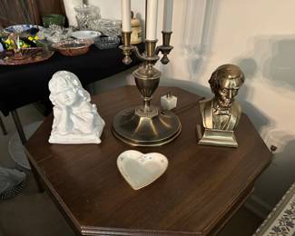 Bust of Girl on a Pillow, Bust of Abraham Lincoln