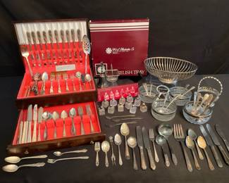 Elevated Dining w Silver Plate