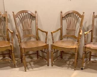 Four Wooden Chairs