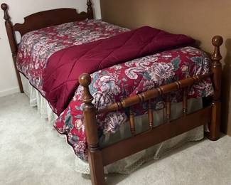 Belvedere Twin Mattress And Wooden Bed Frame