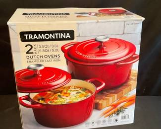 Tramontina Red Dutch Oven 2pk.
