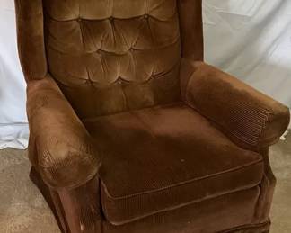 Brown Ensenberger Chair And Stool