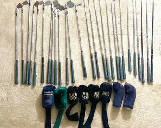 Assortment Of Golf Clubs