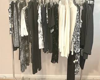 Womens Black And White Clothes