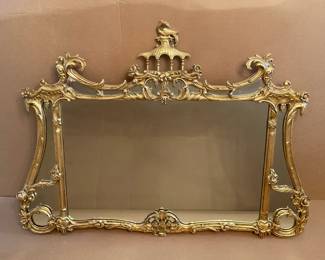 Chinese ChippendaleStyle Mantle Mirror