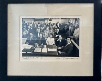 "Seinfeld" The Final Episode signed & numbers David Hume Kennerly