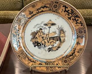 {etru Ragout Dutch Lusterware "Pajong" pattern
