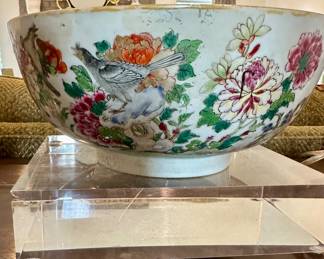 Antique Chinese Export Famille Rose Bowl