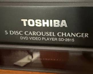 Toshiba 5-Disc Carousel Changer DVD Video Player SD-2815