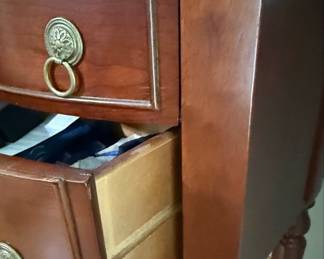 Bombay Company Federal Style Mahogany Side Table