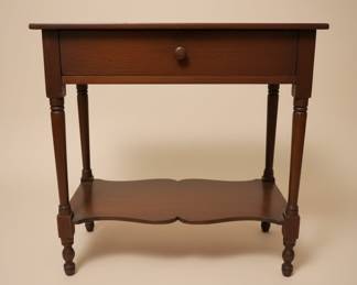 Victorian Style Side Table with Drawer