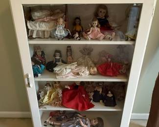 Vintage Doll Display Cabinet