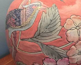 Chinoiserie Style Ceramic Table Lamp