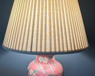 Chinoiserie Style Ceramic Table Lamp