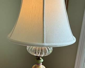 Hand-Painted Floral Ceramic Table Lamp Style