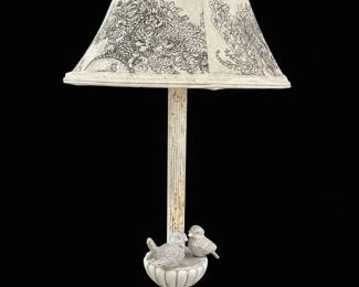 Bird Pedestal Table Lamp Style