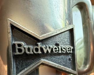 Budweiser Pewter Beer Mugs