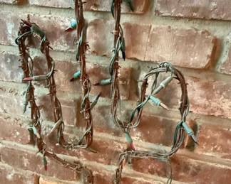 Barbed Wire Cactus Lighted Decor