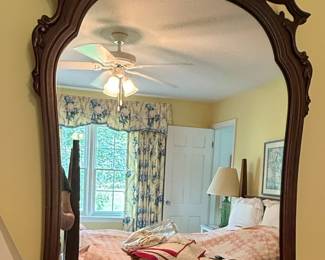 Chippendale Style Carved Mahogany Mirror