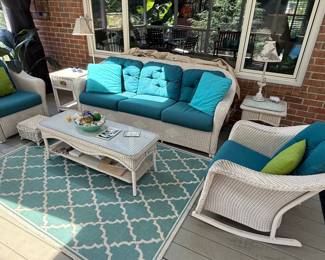 Lloyd Flanders Wicker Patio Set