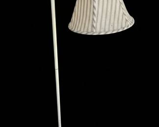 White Wrought Iron Floor Lamp Style