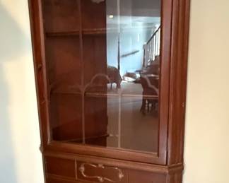 Georgian Style Mahogany Corner Cabinet