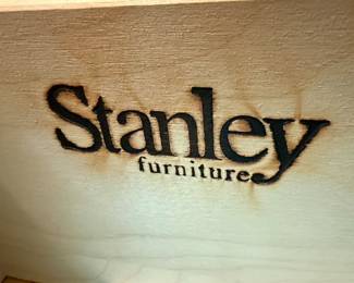 Stanley Furniture White Painted Desk with Hutch