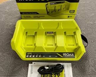 RYOBI 40V 3-Port Sequential Fast Charger