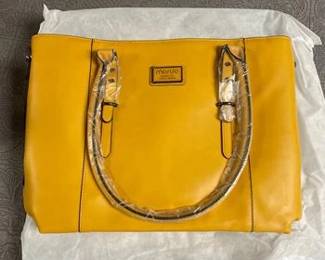 MOSISO Laptop Bag for Women, 17.3 inch Waterproof Vintage PU Leather Briefcase Shoulder Computer Lap