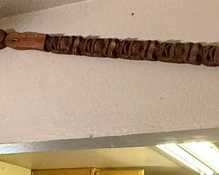 Large Teak Wood Fork and Spoon